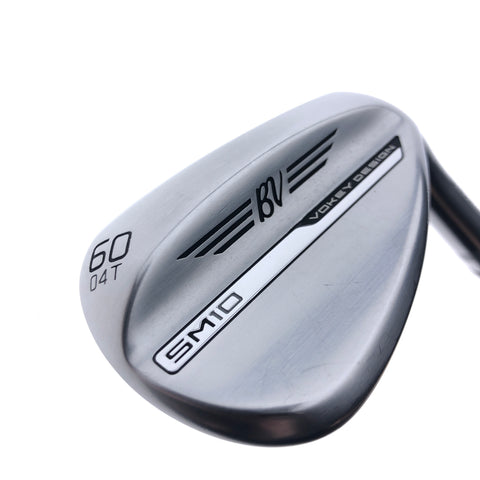 Used Titleist Vokey SM10 Tour Chrome Lob Wedge / 60.0 Degrees / Wedge Flex