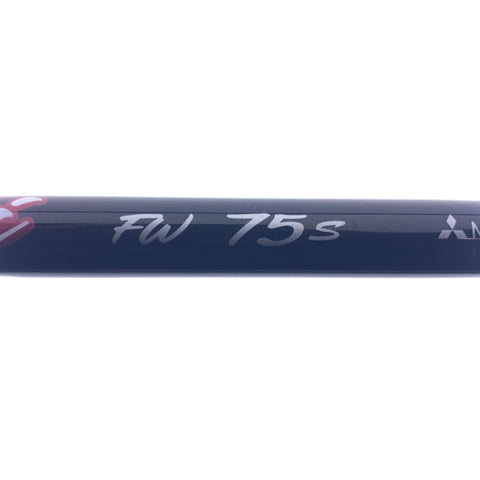 Used Mitsubishi Kai'li Red FW 75 S Fairway Shaft / Stiff Flex / TaylorMade Gen 2
