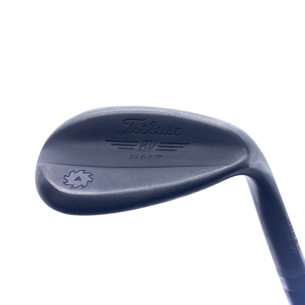 Used Titleist Vokey SM7 Jet Black Lob Wedge / 58.0 Degrees / Wedge Flex