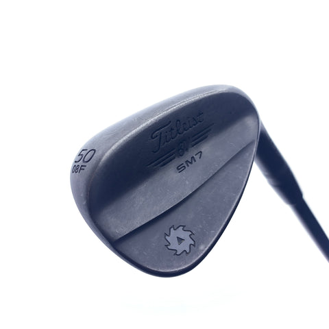 Used Titleist Vokey SM7 Jet Black Gap Wedge / 50.0 Degrees / Wedge Flex