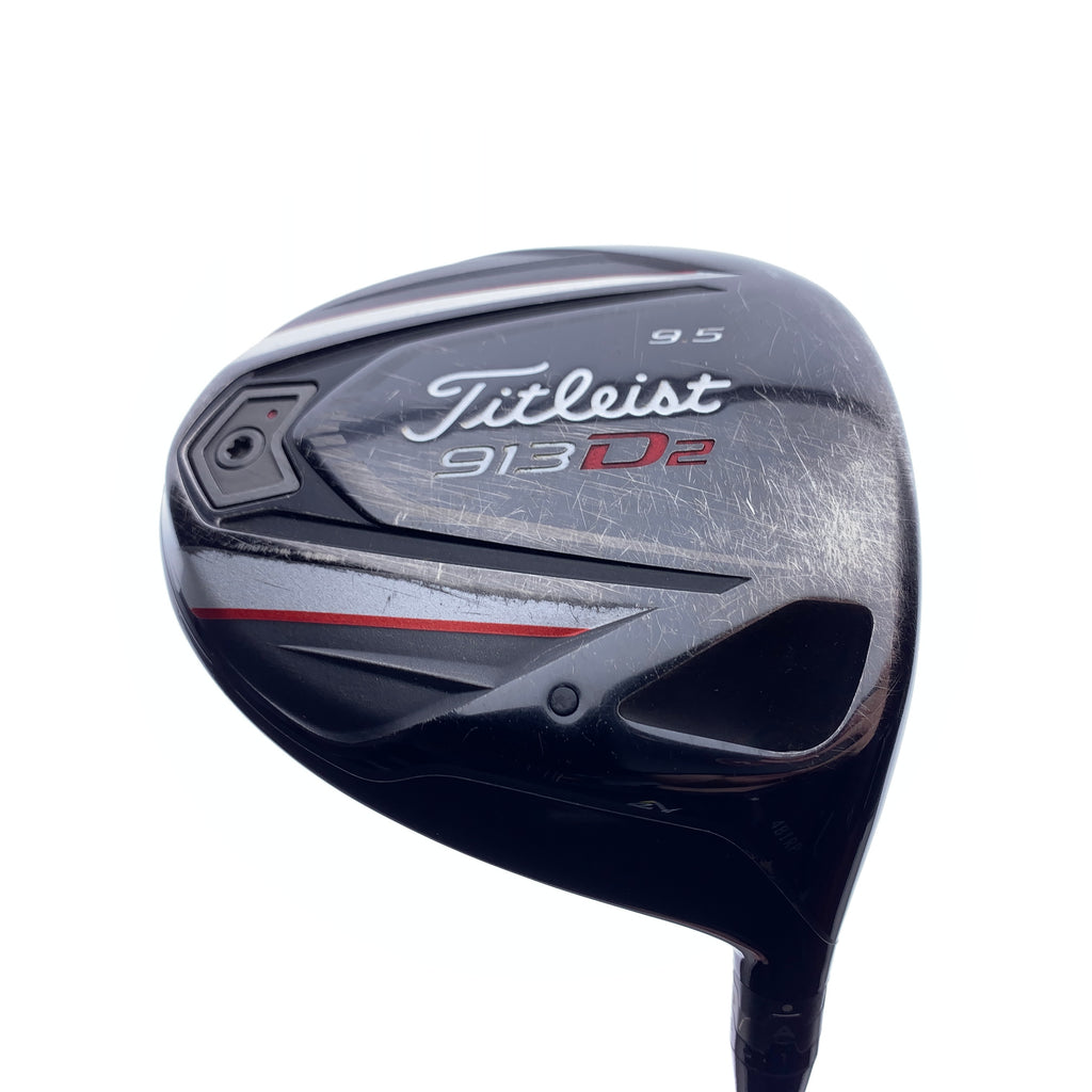Used Titleist 913 D2 Driver / 9.5 Degrees / Stiff Flex