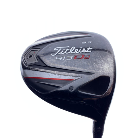 Used Titleist 913 D2 Driver / 9.5 Degrees / Stiff Flex
