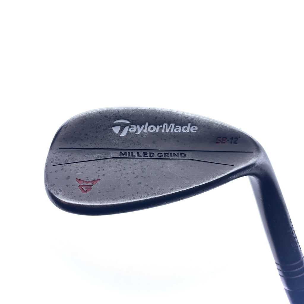 Used TaylorMade Milled Grind Black Sand Wedge / 56.0 Degrees / X-Stiff Flex