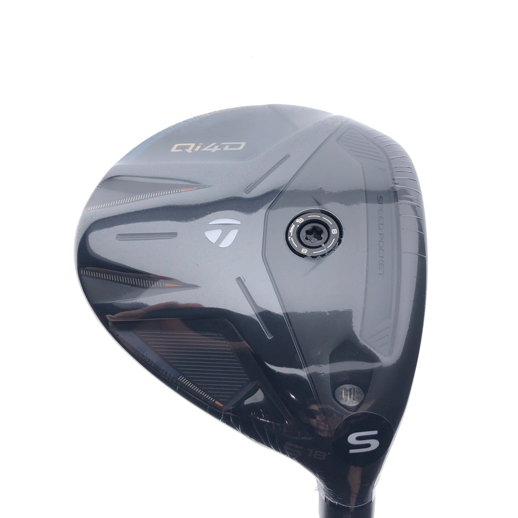 NEW TaylorMade Qi4D 5 Fairway Wood / 18.0 Degrees / Stiff Flex