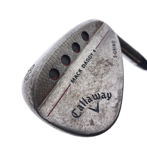 Used Callaway Mack Daddy 4 Raw Gap Wedge / 50.0 Degrees / Regular Flex