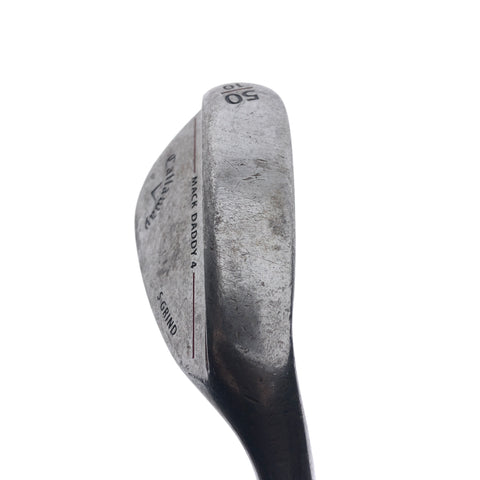 Used Callaway Mack Daddy 4 Raw Gap Wedge / 50.0 Degrees / Regular Flex