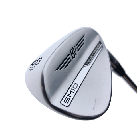 Used Titleist Vokey SM10 Tour Chrome Pitching Wedge / 48.0 Degrees / Wedge Flex