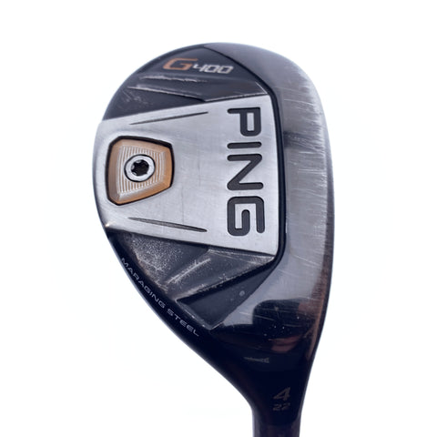 Used Ping G400 4 Hybrid / 22.0 Degrees / Regular Flex