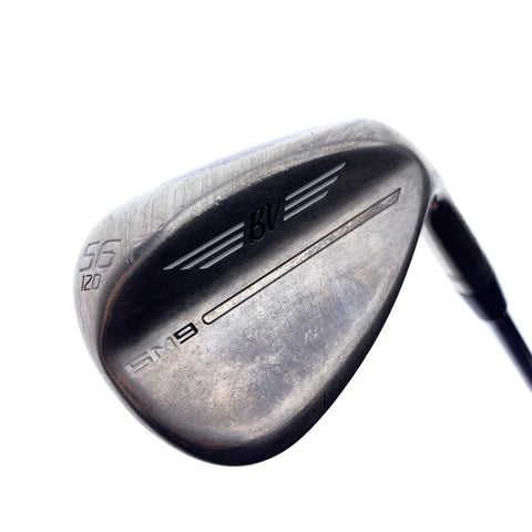 Used Titleist SM9 Brushed Steel Sand Wedge / 56.0 Degrees / Wedge Flex