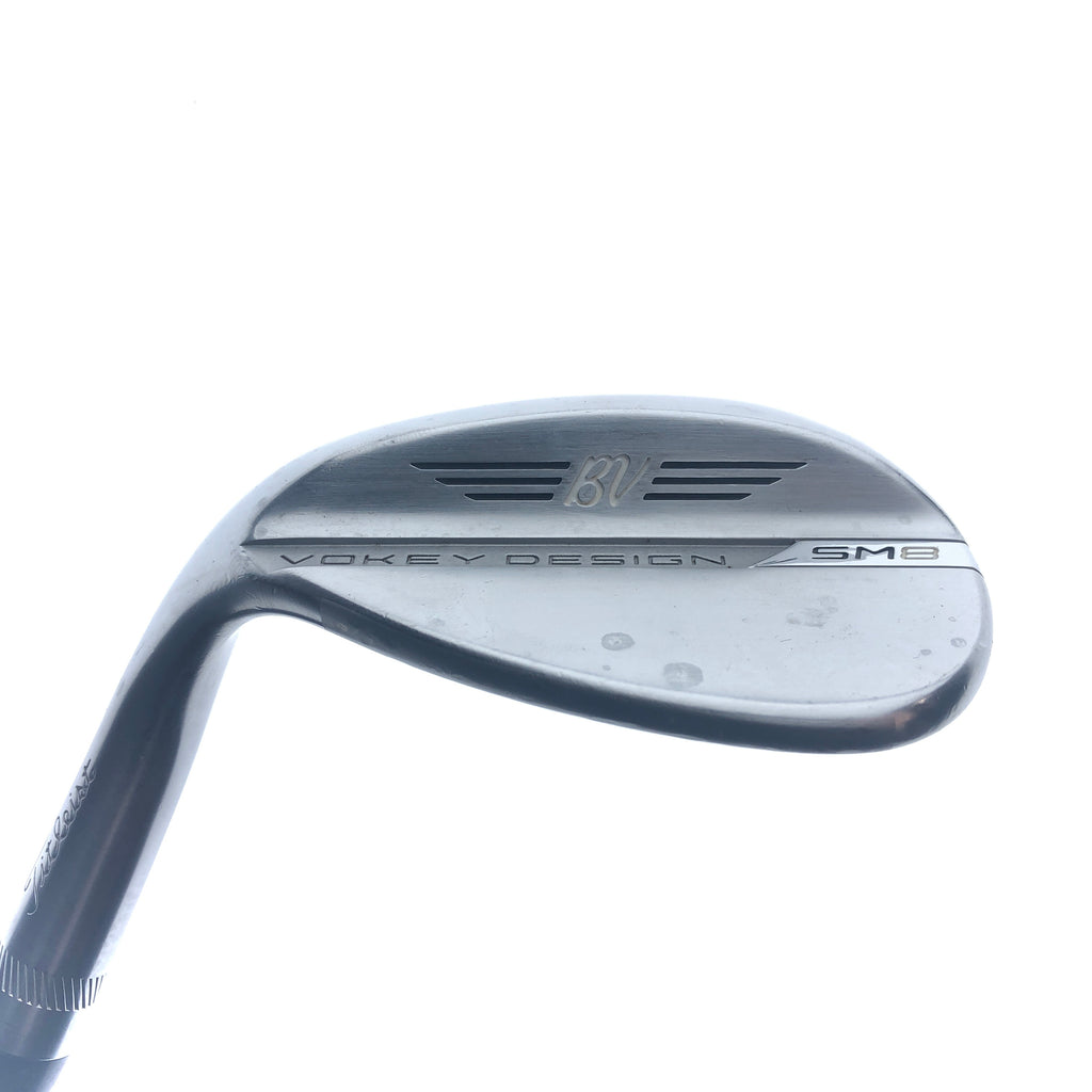 Used Titleist Vokey SM8 Tour Chrome Lob Wedge/58.0 Deg/Wedge Flex/Left-Handed