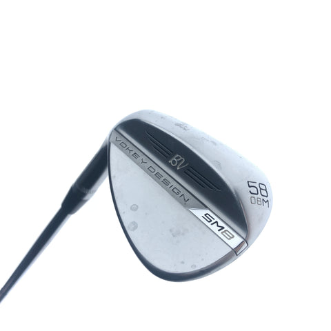 Used Titleist Vokey SM8 Tour Chrome Lob Wedge/58.0 Deg/Wedge Flex/Left-Handed