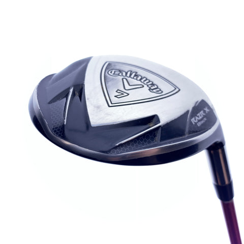Used Callaway Razr X Black 7 Fairway Wood / 21.0 Degrees / Regular Flex