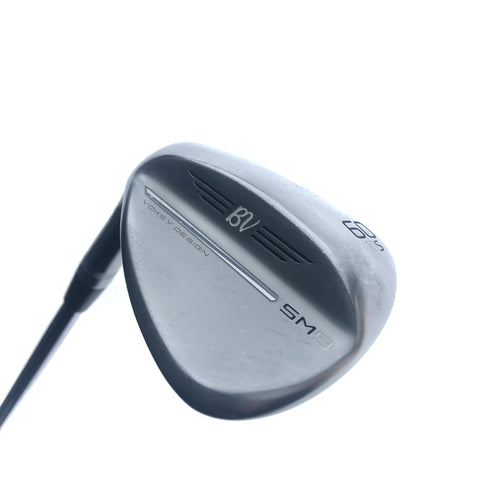Used Titleist SM9 Tour Chrome Lob Wedge/60.0 Degrees/Wedge Flex/Left-Handed