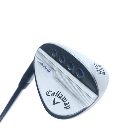 Used Callaway Jaws MD5 Platinum Chrome SW/56.0 Deg/Stiff Flex/Left-Handed
