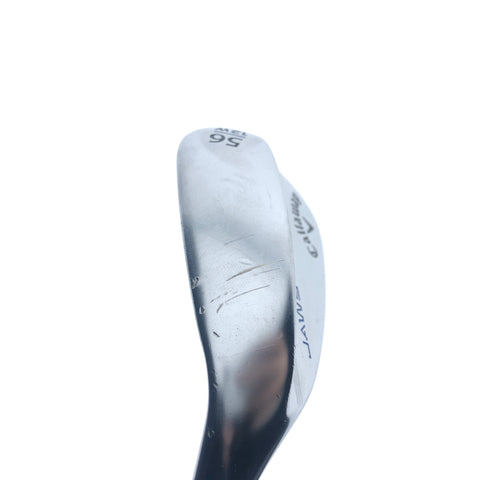Used Callaway Jaws MD5 Platinum Chrome SW/56.0 Deg/Stiff Flex/Left-Handed