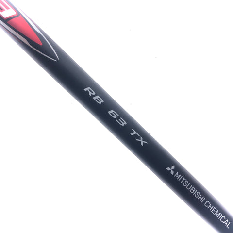 Used Mitsubishi Diamana RB 63 Driver Shaft / TX Flex / TaylorMade Gen 2 Adapter