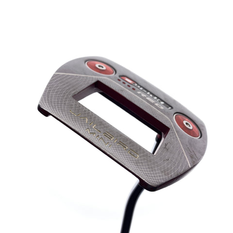 Used Odyssey O-Works Red Jailbird Mini Putter / 34.0 Inches
