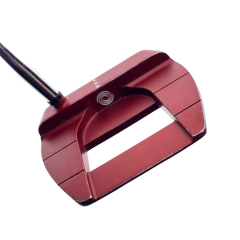 Used Odyssey O-Works Red Jailbird Mini Putter / 34.0 Inches