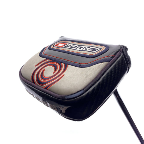 Used Odyssey O-Works Red Jailbird Mini Putter / 34.0 Inches