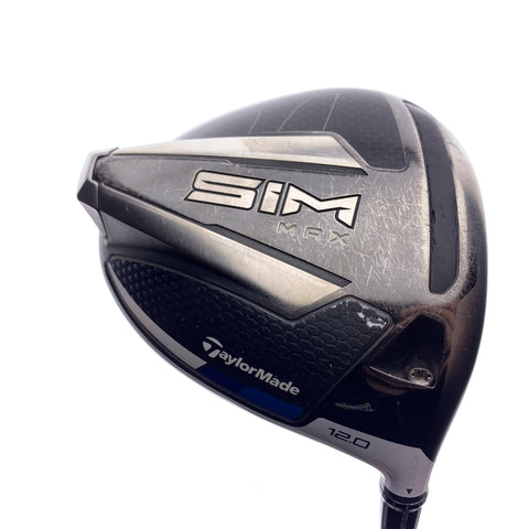 Used TaylorMade SIM Max Driver / 12.0 Degrees / Stiff Flex