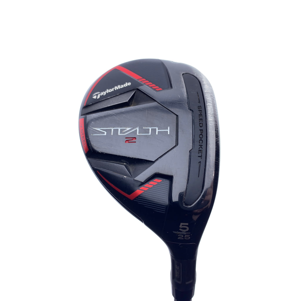 Used TaylorMade Stealth 2 5 Hybrid / 25.0 Degrees / A Flex
