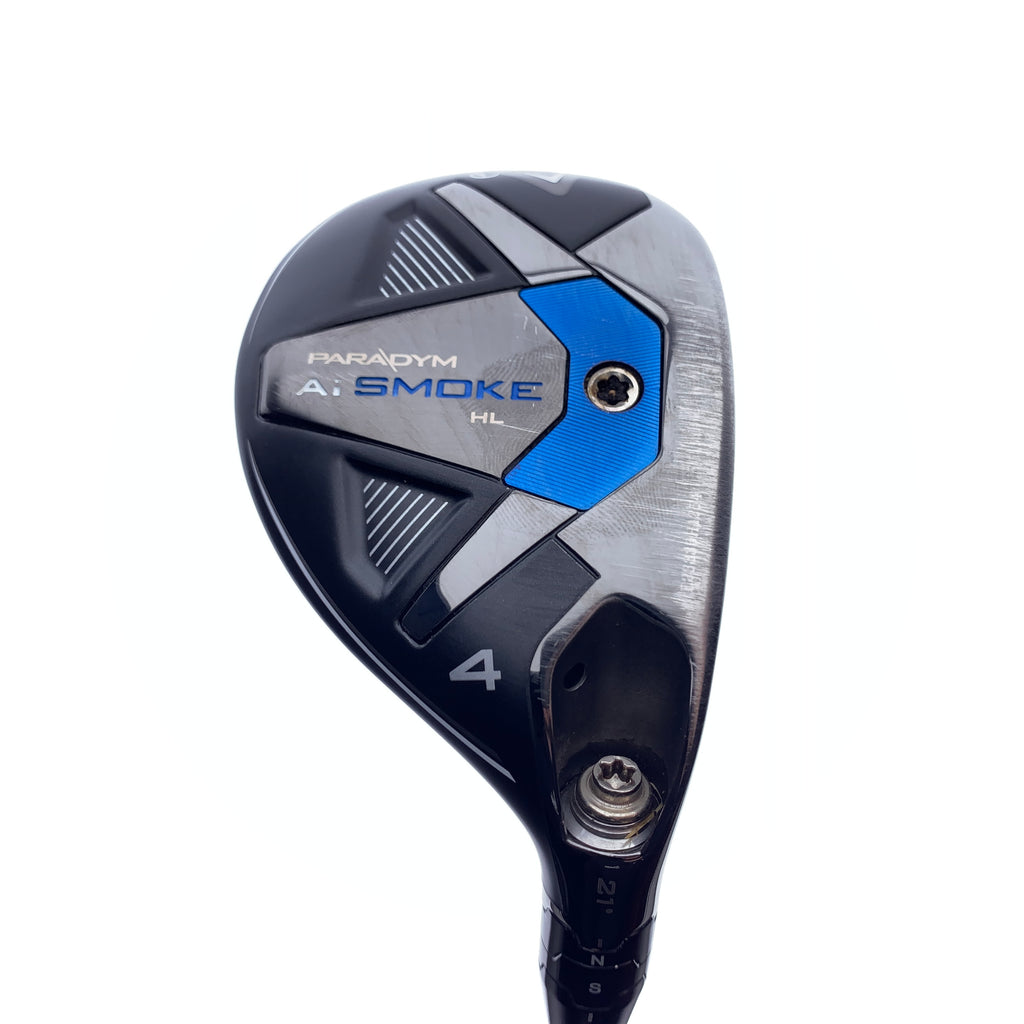 Used Callaway Paradym Ai Smoke HL 4 Hybrid / 21.0 Degrees / A Flex