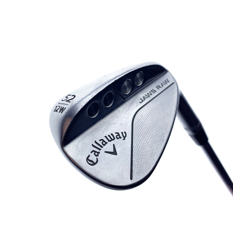 Used Callaway Jaws Raw 2022 Gap Wedge / 52.0 Degrees / Wedge Flex