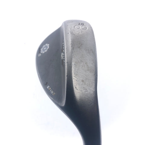Used Titleist Vokey SM5 Raw Black Lob Wedge / 60.0 Degrees / Regular Flex