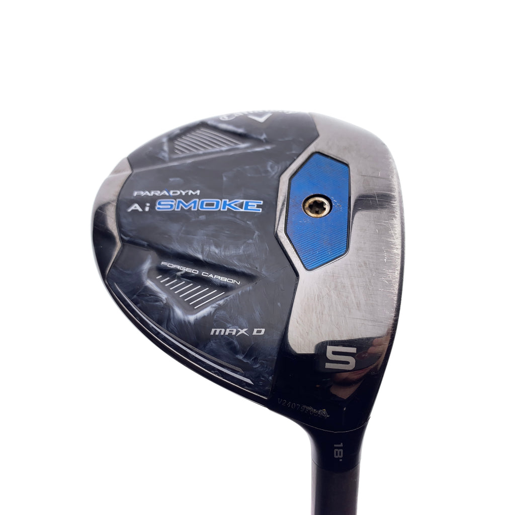 Used Callaway Paradym Ai Smoke MAX D 5 Fairway Wood/18.0 Degrees / Regular Flex