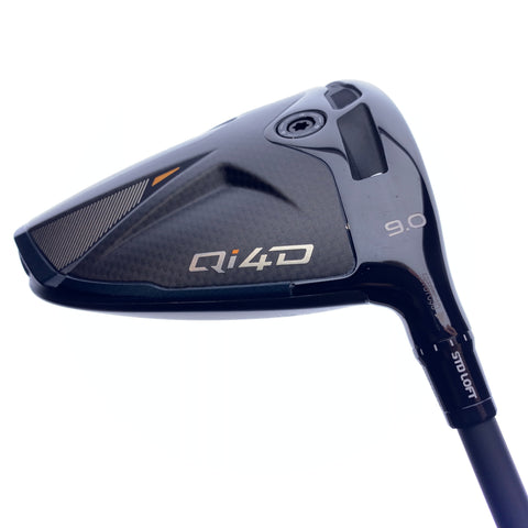 Used TaylorMade Qi4D Driver / 9.0 Degrees / Stiff Flex