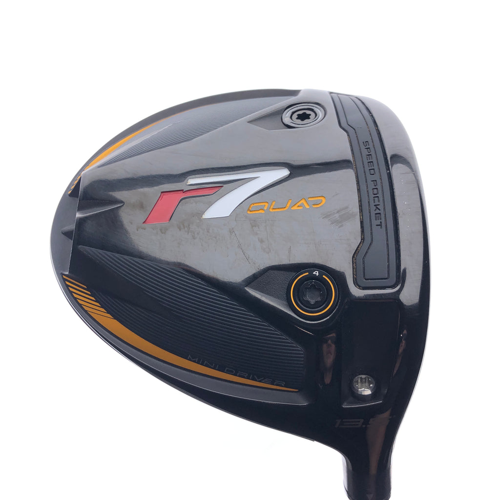 Used TaylorMade R7 Quad Mini Driver / 13.5 Degrees / Stiff Flex
