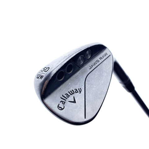 Used Callaway Jaws Raw 2022 Gap Wedge / 50.0 Degrees / Wedge Flex