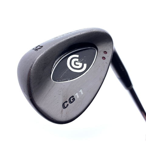 Used Cleveland CG11 Black Pearl Gap Wedge / 52.0 Degrees / Stiff Flex