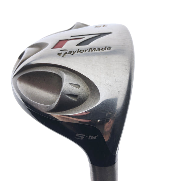 Used TaylorMade R7 Steel 5 Fairway Wood / 18 Degrees / Stiff Flex