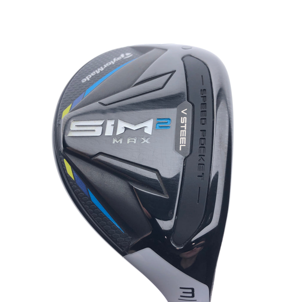 Used TaylorMade Sim2 Max Rescue 3 Hybrid / 19 Degrees / Stiff Flex