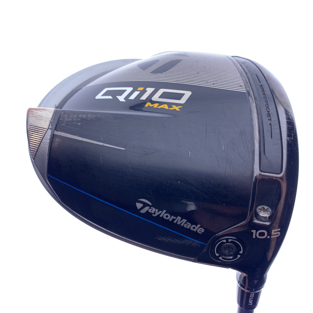 Used TaylorMade Qi10 Max Driver / 10.5 Degrees / TX Flex