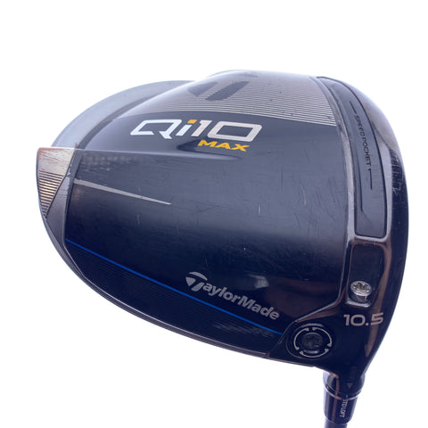 Used TaylorMade Qi10 Max Driver / 10.5 Degrees / TX Flex
