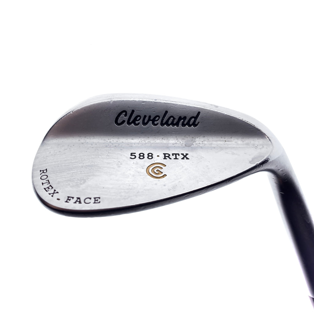 Used Cleveland 588 RTX Satin Chrome Lob Wedge / 58.0 Degrees / Wedge Flex