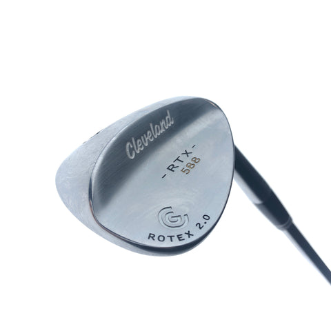Used Cleveland 588 RTX Satin Chrome Sand Wedge / 56.0 Degrees / Wedge Flex