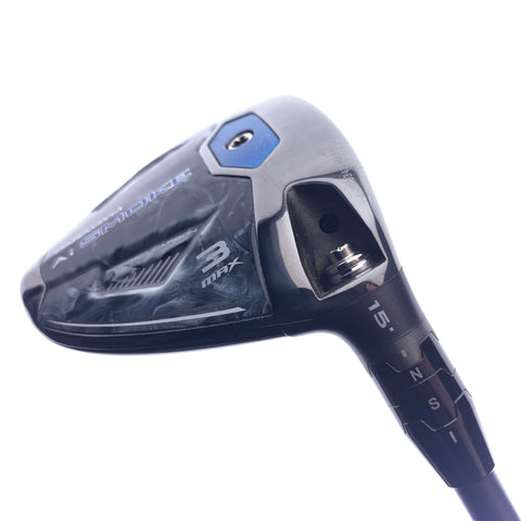 Used Callaway Paradym Ai Smoke MAX 3 Fairway Wood / 15 Degrees / Stiff Flex