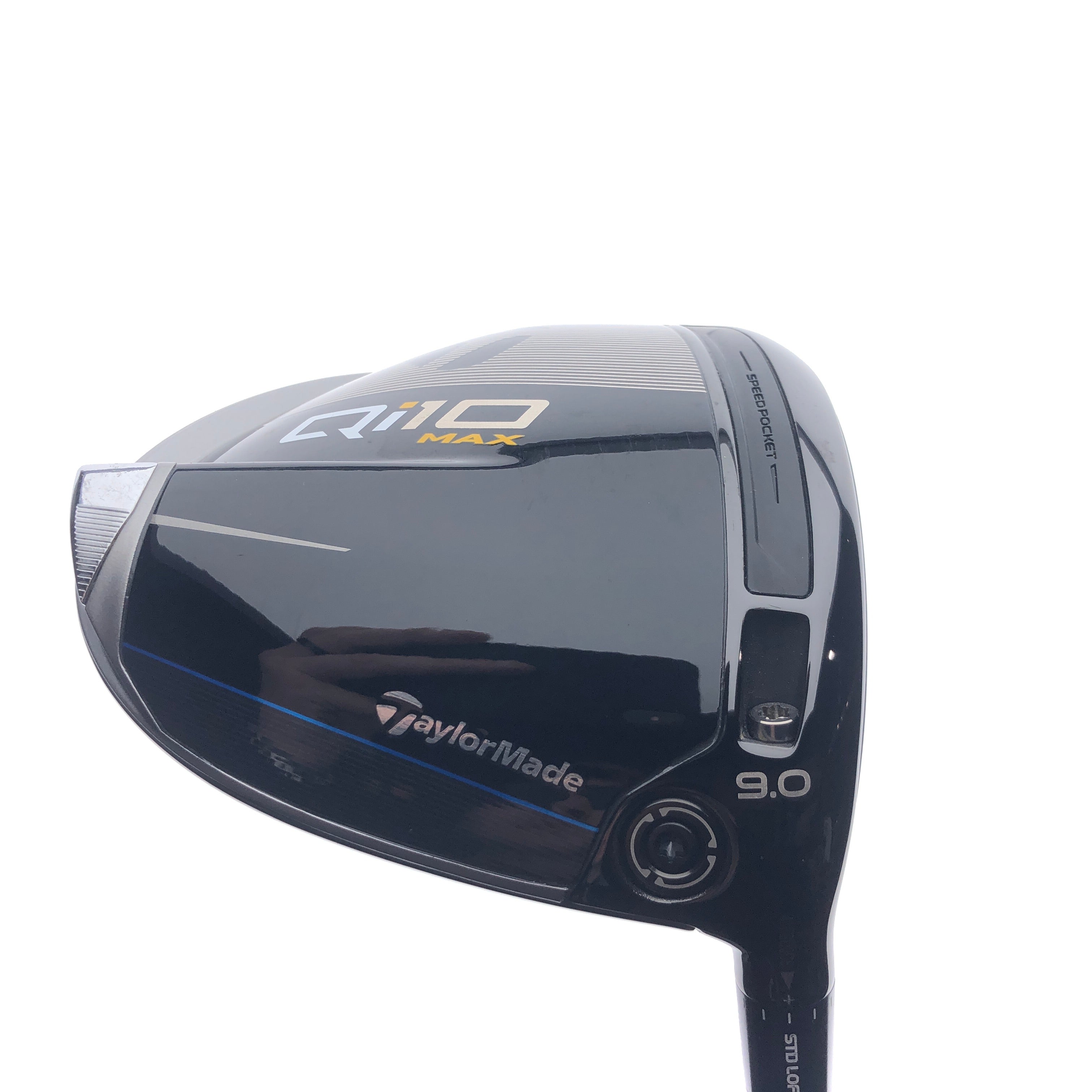 Used TOUR ISSUE TaylorMade Qi10 Max Driver / 9.0 Degrees / Stiff Flex