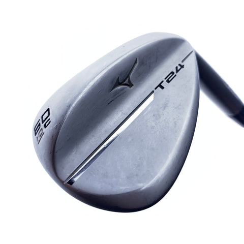 Used Mizuno T24 White Satin Lob Wedge / 60.0 Degrees / Stiff Flex