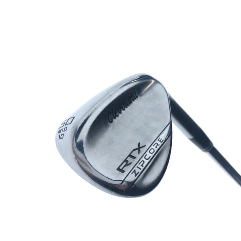 Used Cleveland RTX ZipCore Tour Satin Gap Wedge / 50.0 Degrees / Stiff Flex