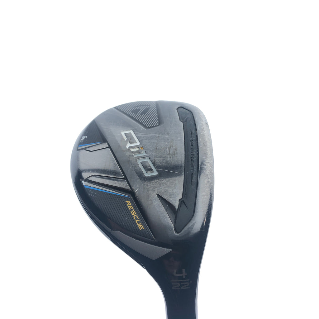 Used TaylorMade Qi10 4 Hybrid / 22.0 Degrees / Stiff Flex