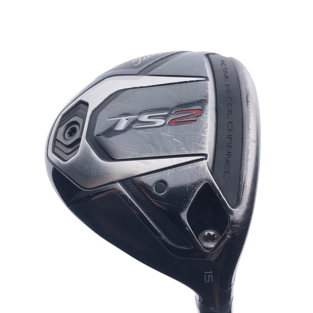 Used Titleist TS2 3 Fairway Wood / 15 Degrees / Stiff Flex
