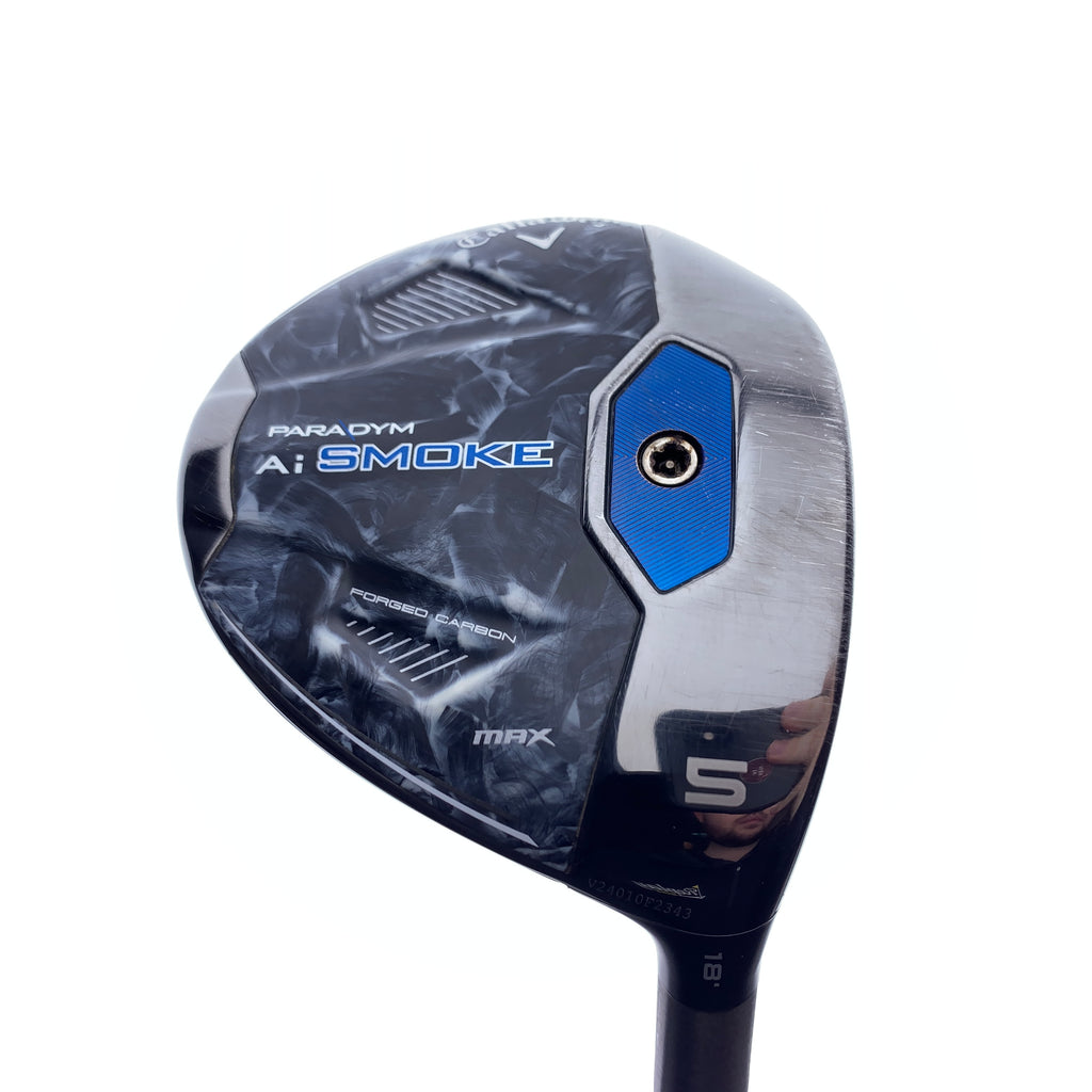 Used Callaway Paradym Ai Smoke MAX 5 Fairway Wood / 18.0 Degrees / X Flex
