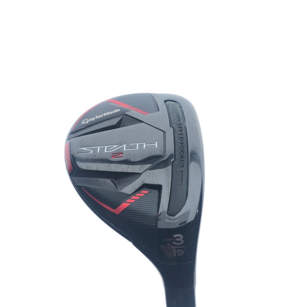 Used TaylorMade Stealth 2 3 Hybrid / 19.0 Degrees / Stiff Flex
