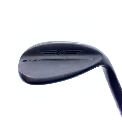 Used Titleist SM9 Jet Black Lob Wedge / 58.0 Degrees / A Flex