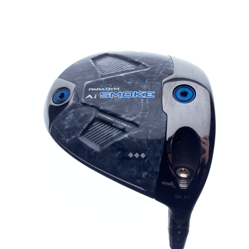 Used TOUR ISSUE Callaway Paradym Ai Smoke Triple Diamond Driver/9.0 Deg / Stiff