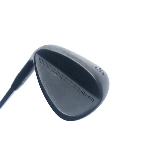 Used Titleist SM9 Jet Black Sand Wedge / 56.0 Degrees / Stiff Flex / Left-Handed